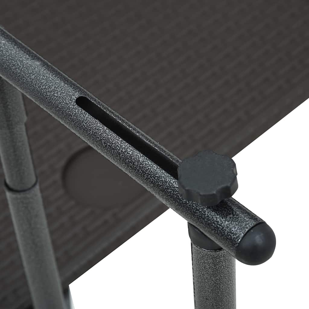 Hanging Balcony Table 60X64X83.5 Cm Plastic Rattan Look