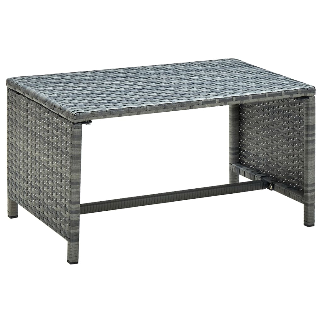 Coffee Table 70X40X38 Cm Poly Rattan