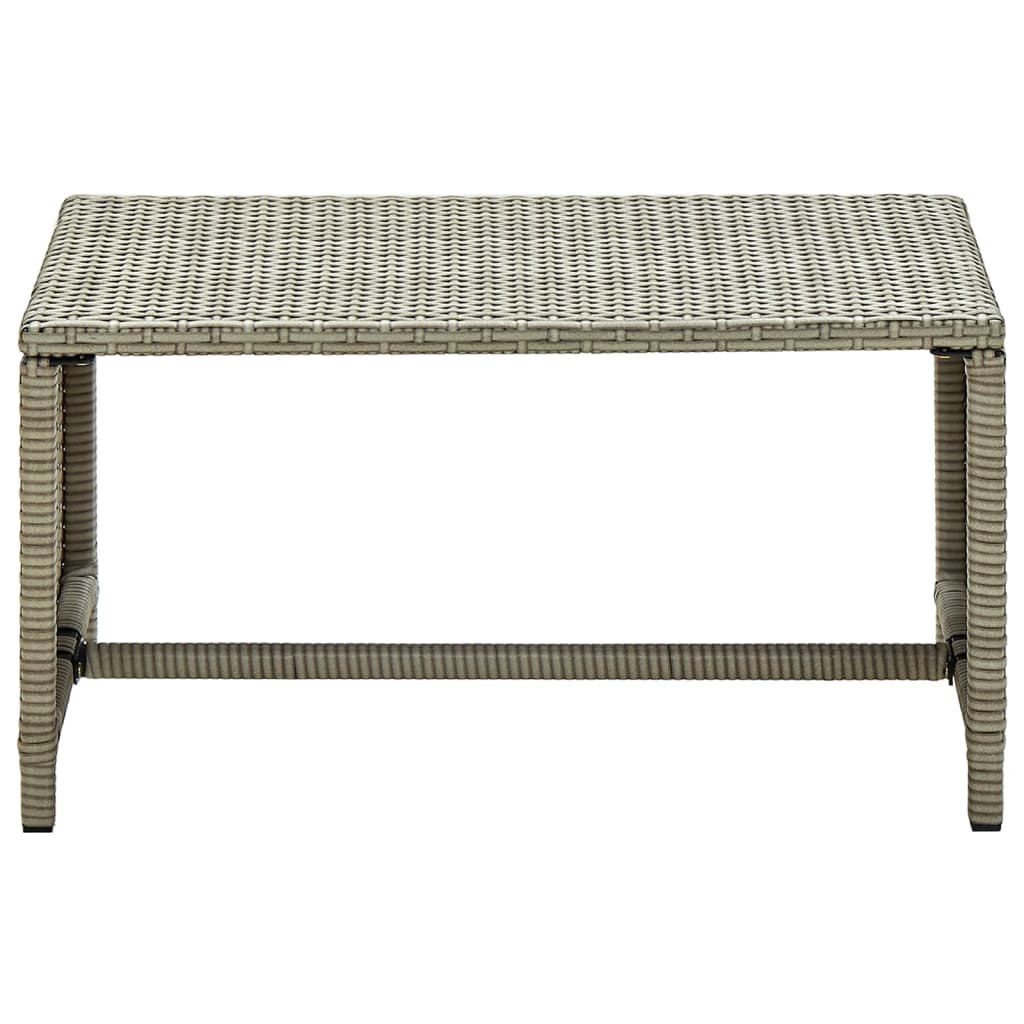 Coffee Table 70X40X38 Cm Poly Rattan
