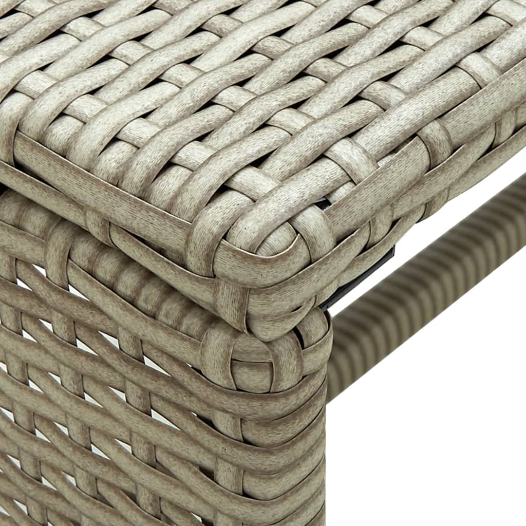 Coffee Table 70X40X38 Cm Poly Rattan