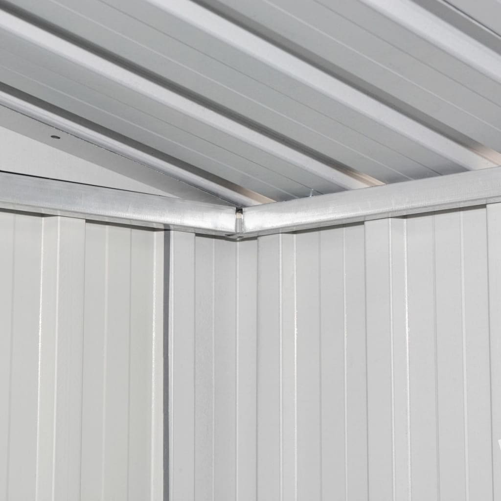 Garden Storage Shed 204X132X186 Cm Steel