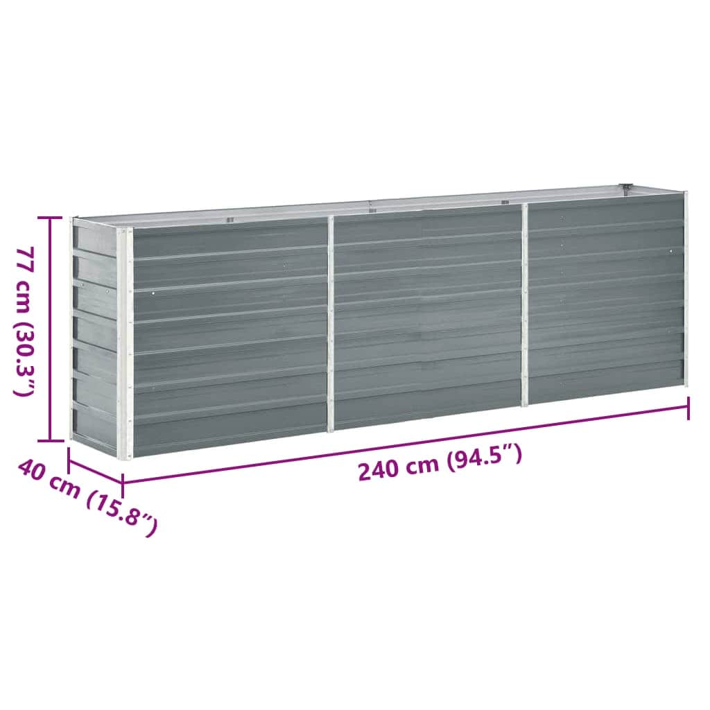 Garden Raised Bed Galvanised Steel