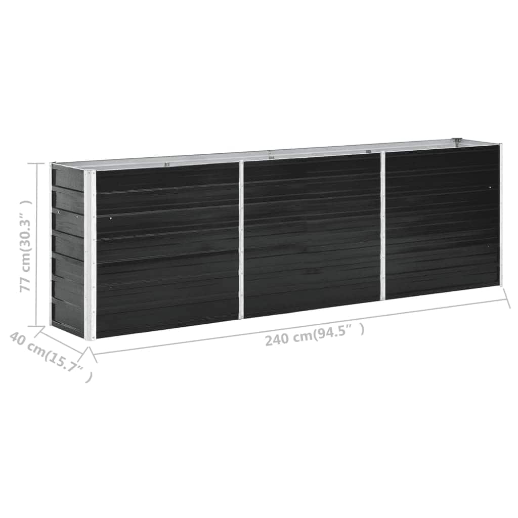 Garden Raised Bed Galvanised Steel