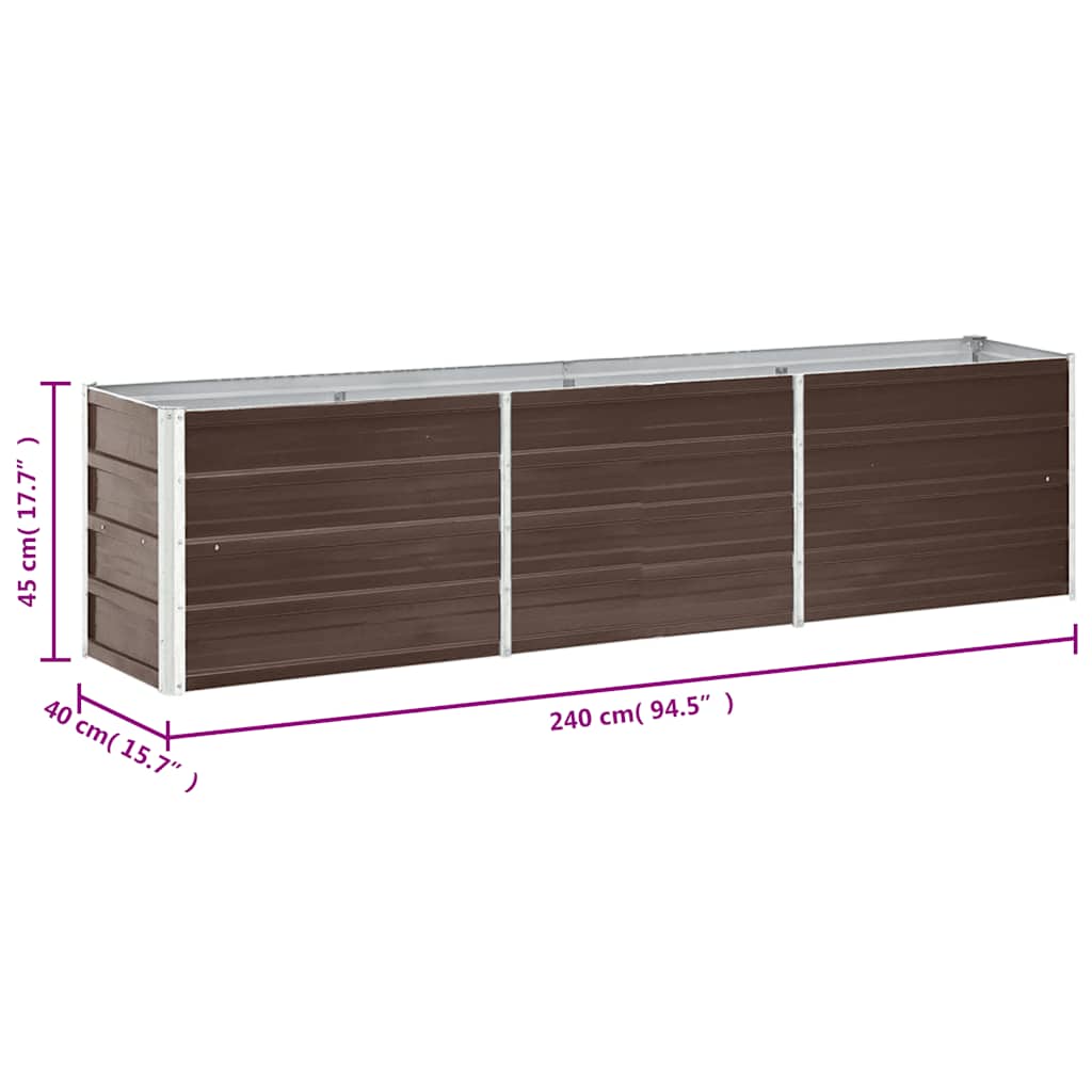 Garden Raised Bed Galvanised Steel