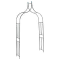 Garden Arch Dark Green 142X37X275 Cm Iron