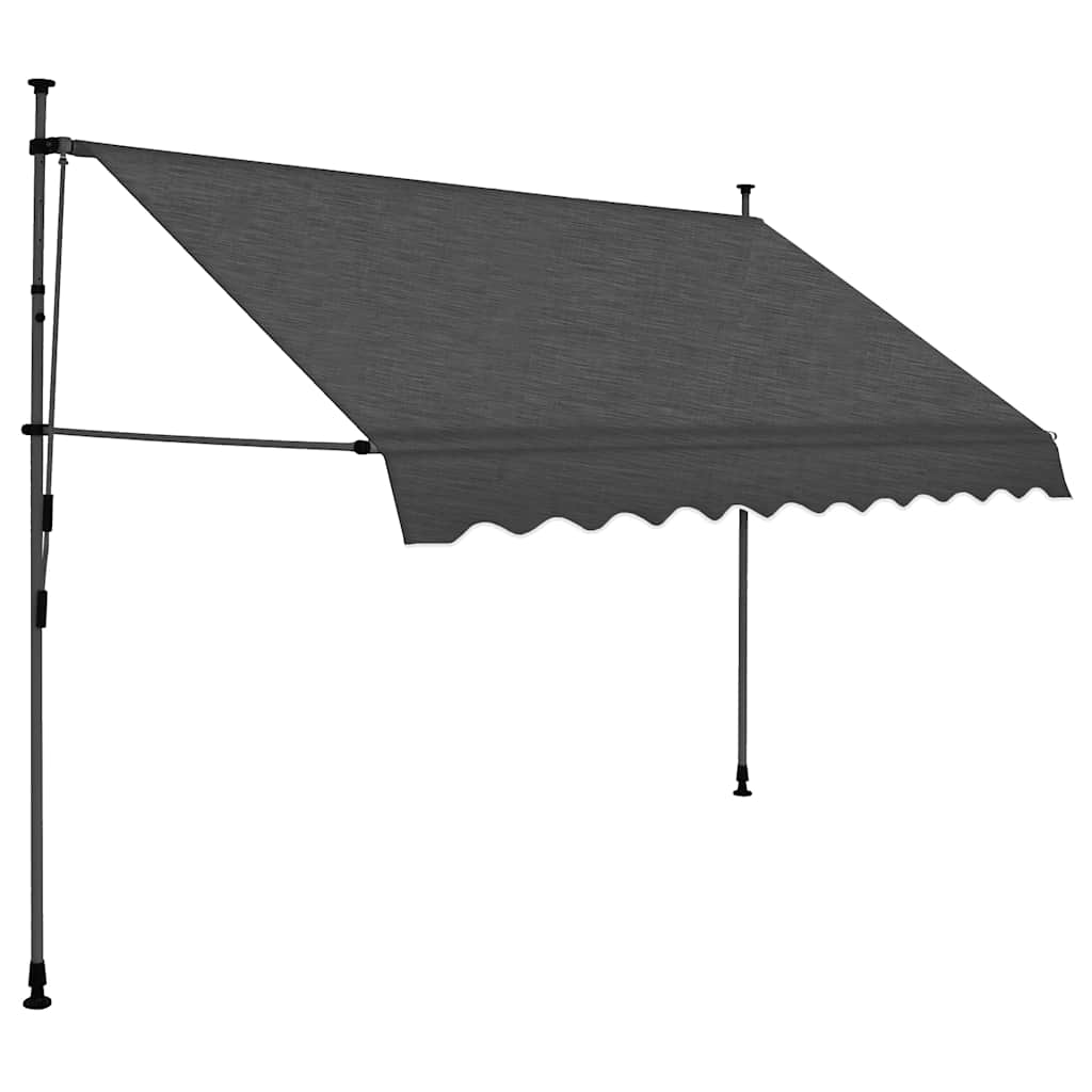 Manual Retractable Awning With Led