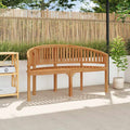 Banana Bench Solid Teak Wood