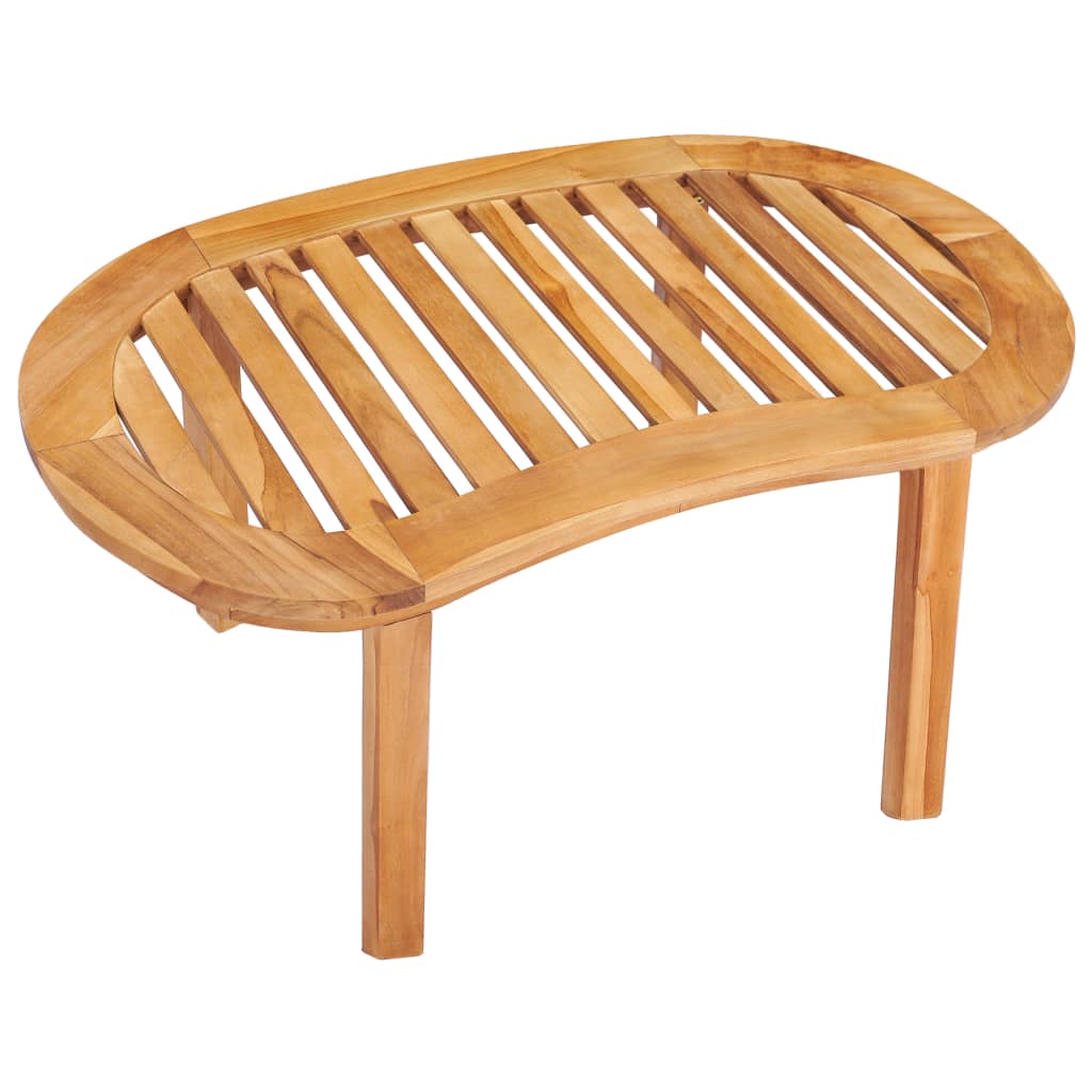 Coffee Table 90X50X45 Cm Solid Teak Wood