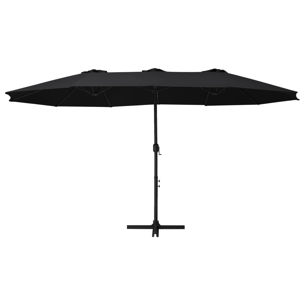 Garden Parasol With Aluminium Pole 460X270 Cm