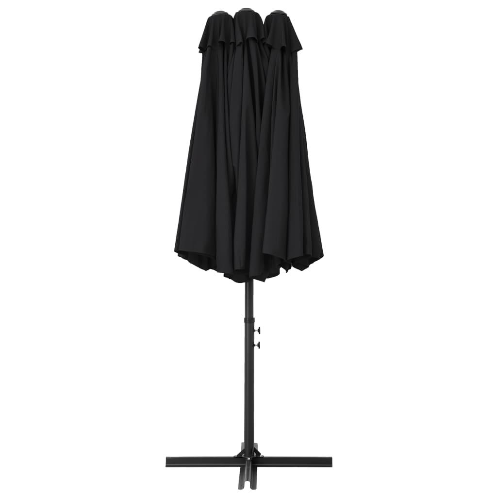 Garden Parasol With Aluminium Pole 460X270 Cm