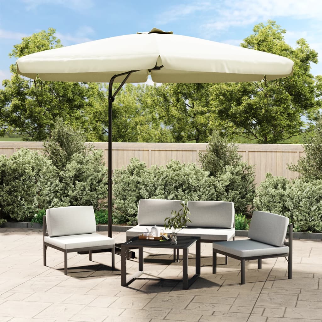 Garden Parasol With Steel Pole 300 Cm