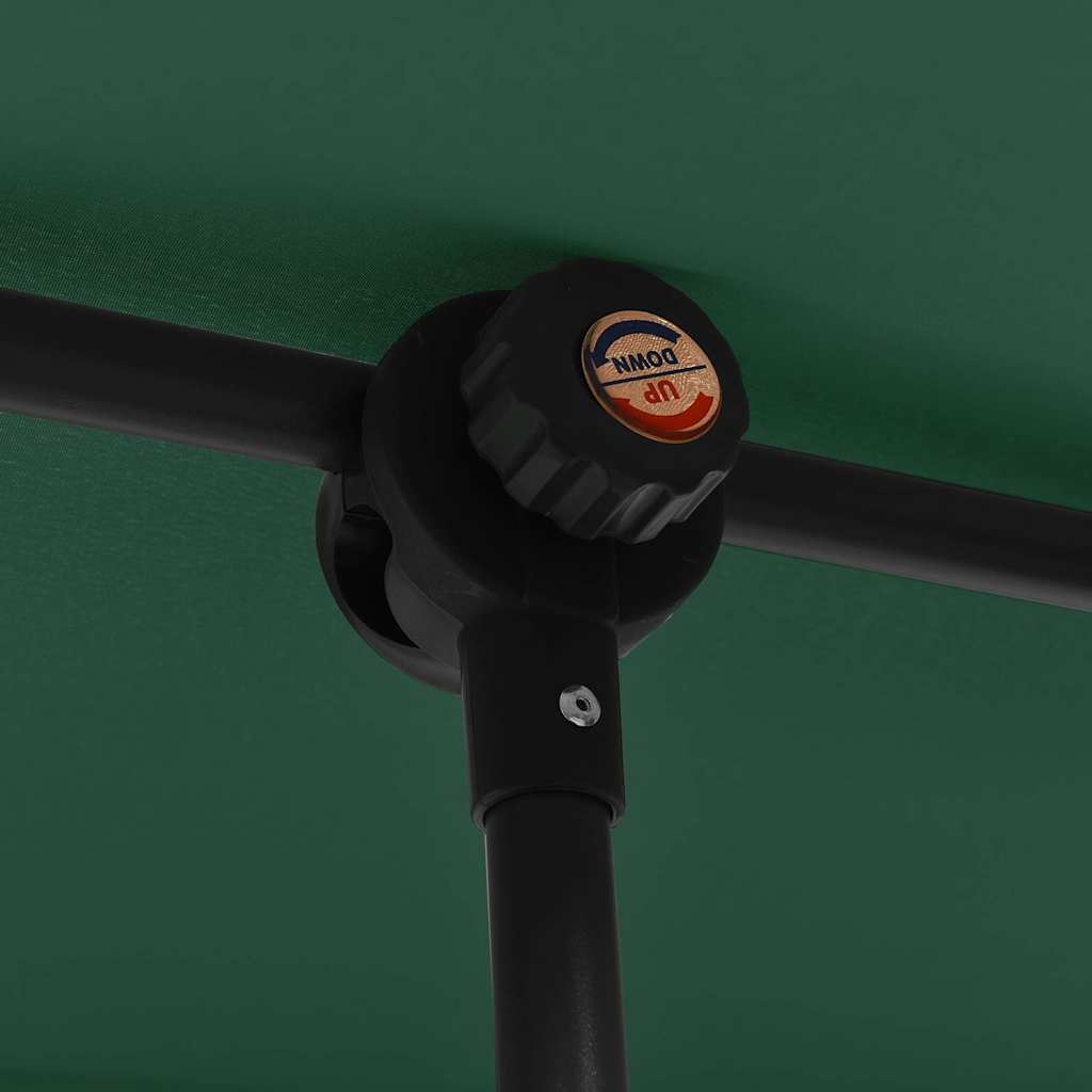 Garden Parasol Aluminium Pole 2X1.5 M black anthracite terracotta green taupe