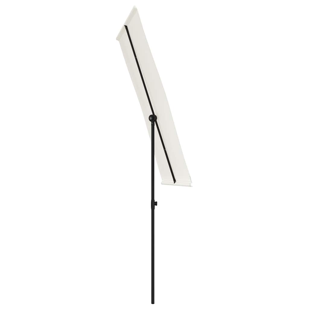 Garden Parasol Aluminium Pole 2X1.5 M black anthracite terracotta green taupe