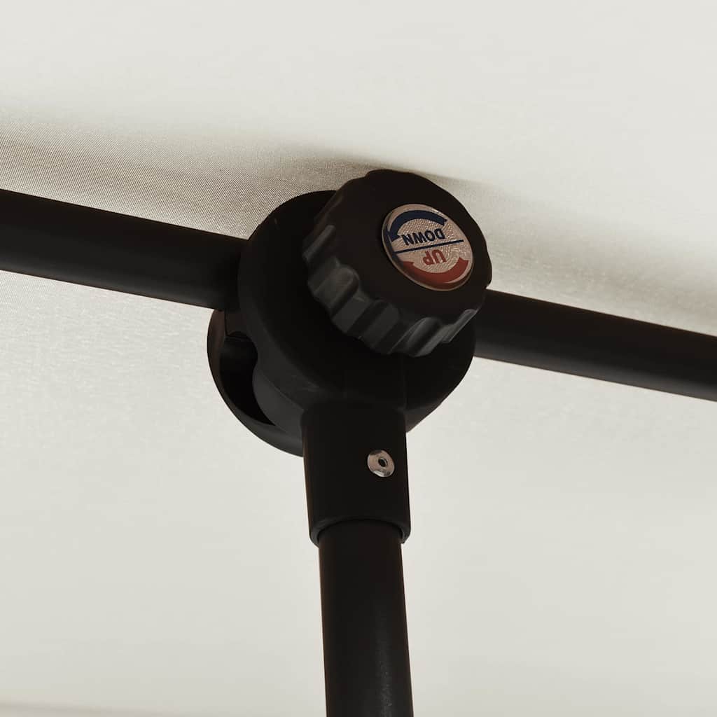 Garden Parasol Aluminium Pole 2X1.5 M black anthracite terracotta green taupe