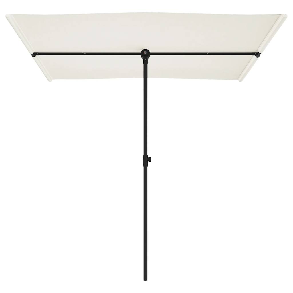 Garden Parasol With Aluminium Pole 2X1.5 M