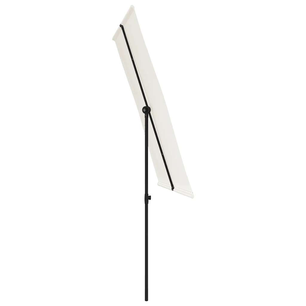 Garden Parasol With Aluminium Pole 2X1.5 M