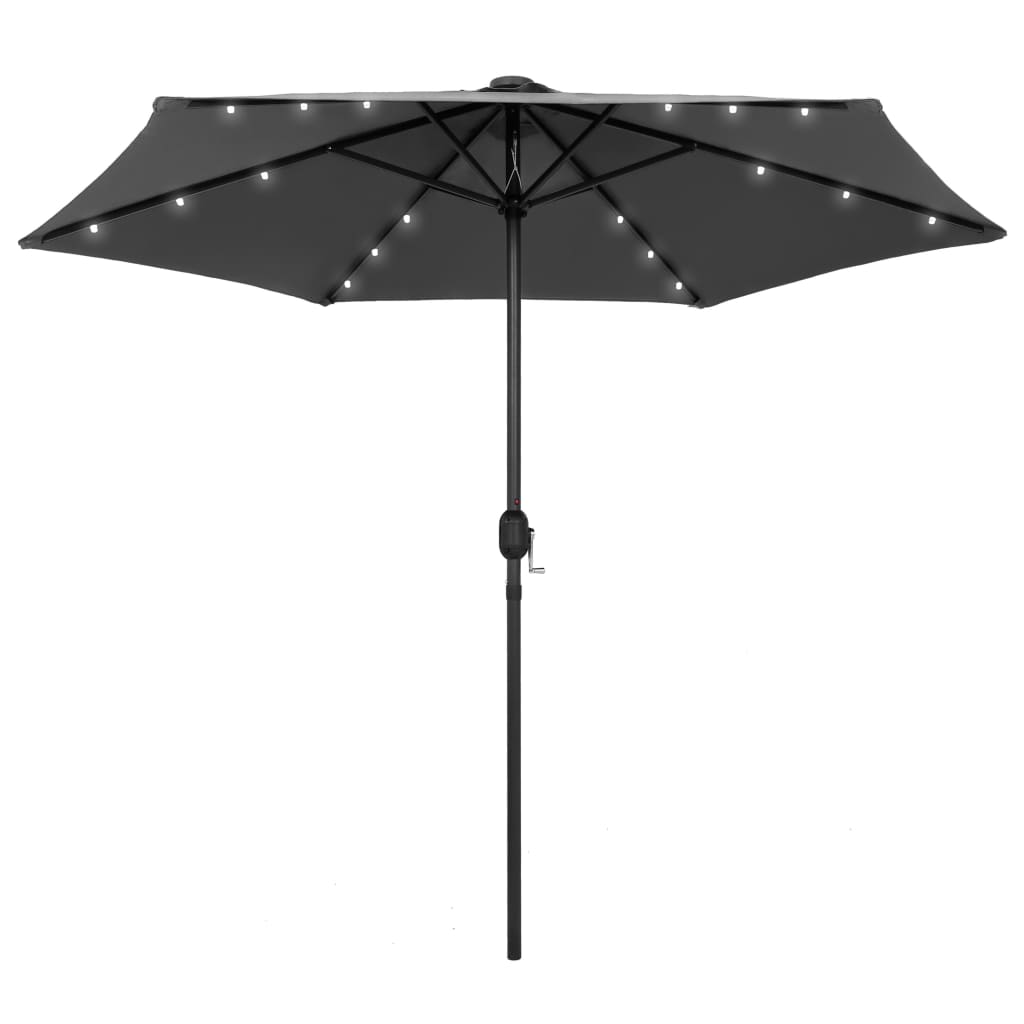 Garden Parasol | Azure | Polyester, Aluminium, Steel | Medium