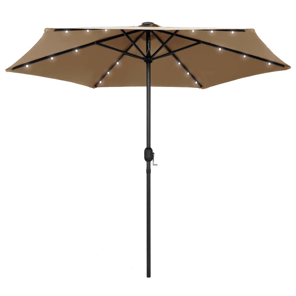 Garden Parasol | Azure | Polyester, Aluminium, Steel | Medium