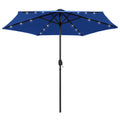 Garden Parasol | Azure | Polyester, Aluminium, Steel | Medium