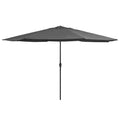 Garden Parasol With Metal Pole 390 Cm