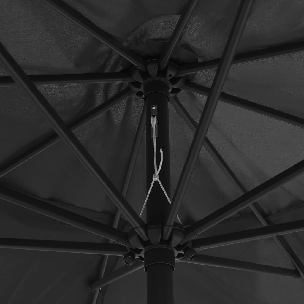 Garden Parasol With Metal Pole 390 Cm