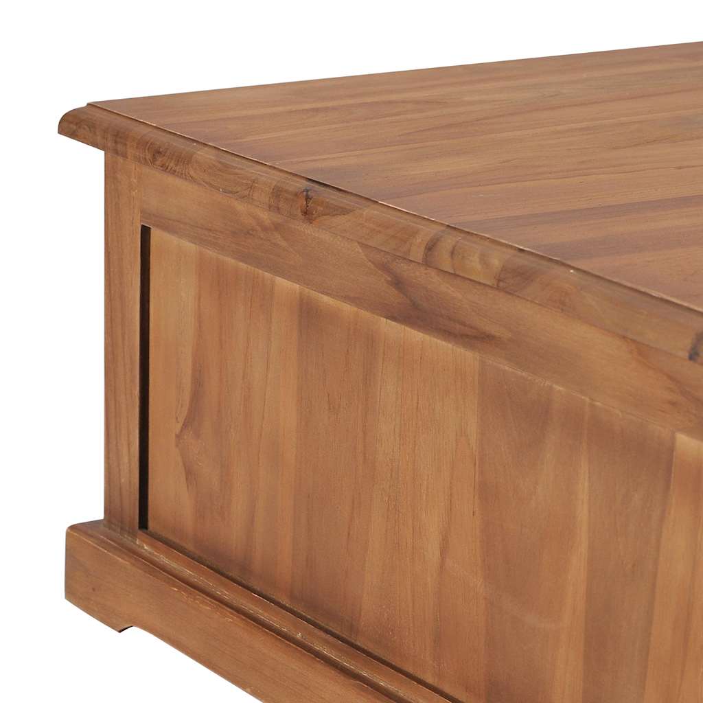 Coffee Table 68X68X30 Cm Solid Teak Wood Solid teak wood with a natural finish 6