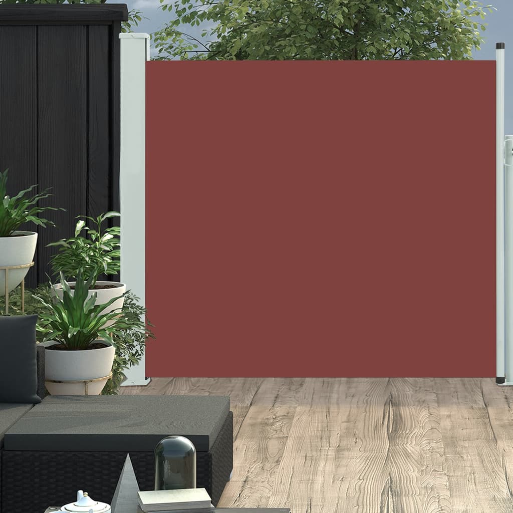 Side Awning | Fabric + Grey Steel Cover