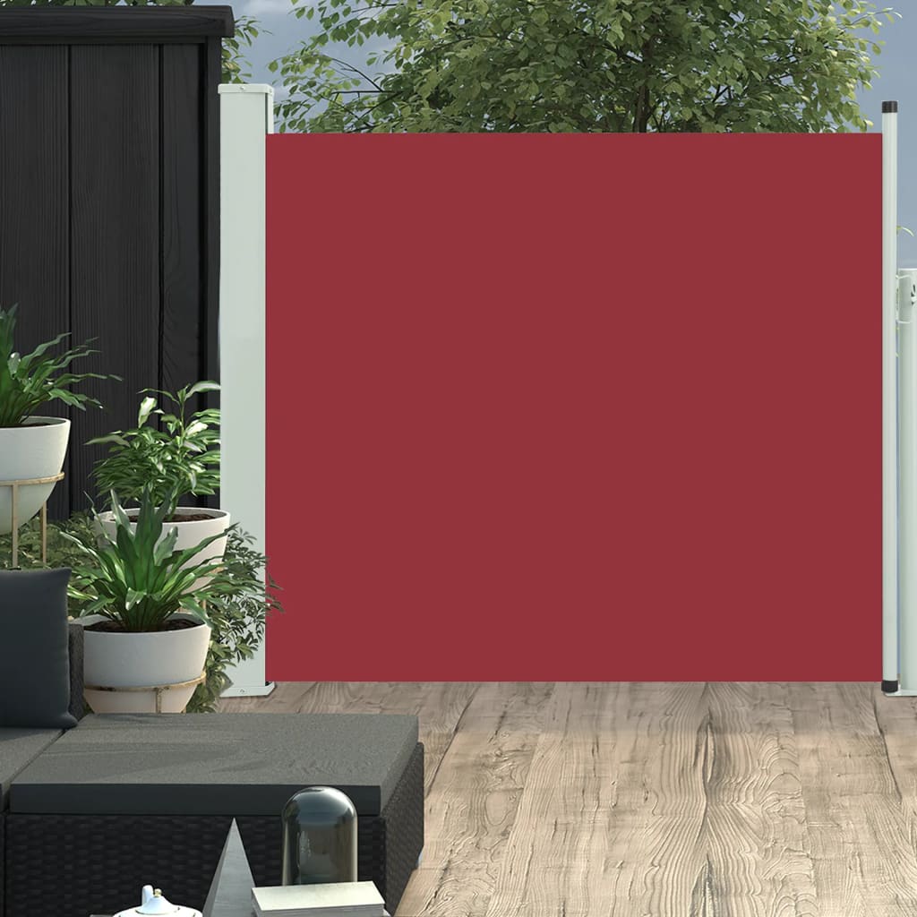 Side Awning | Fabric + Grey Steel Cover