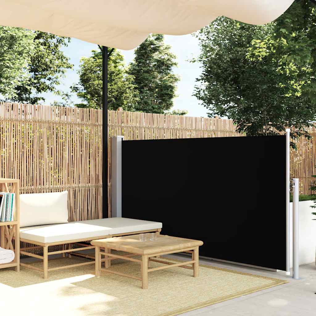 Side Awning | Fabric + Grey Steel Cover