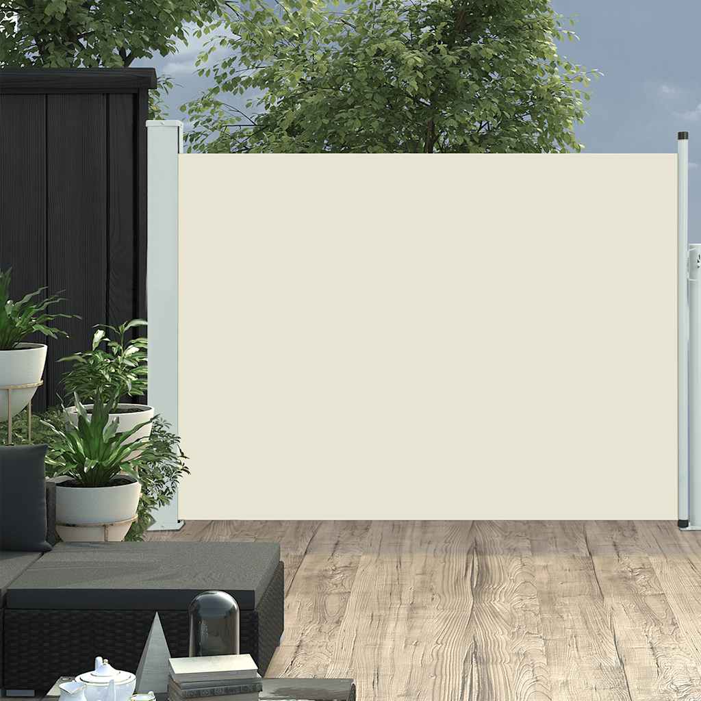 Side Awning | Fabric + Grey Steel Cover
