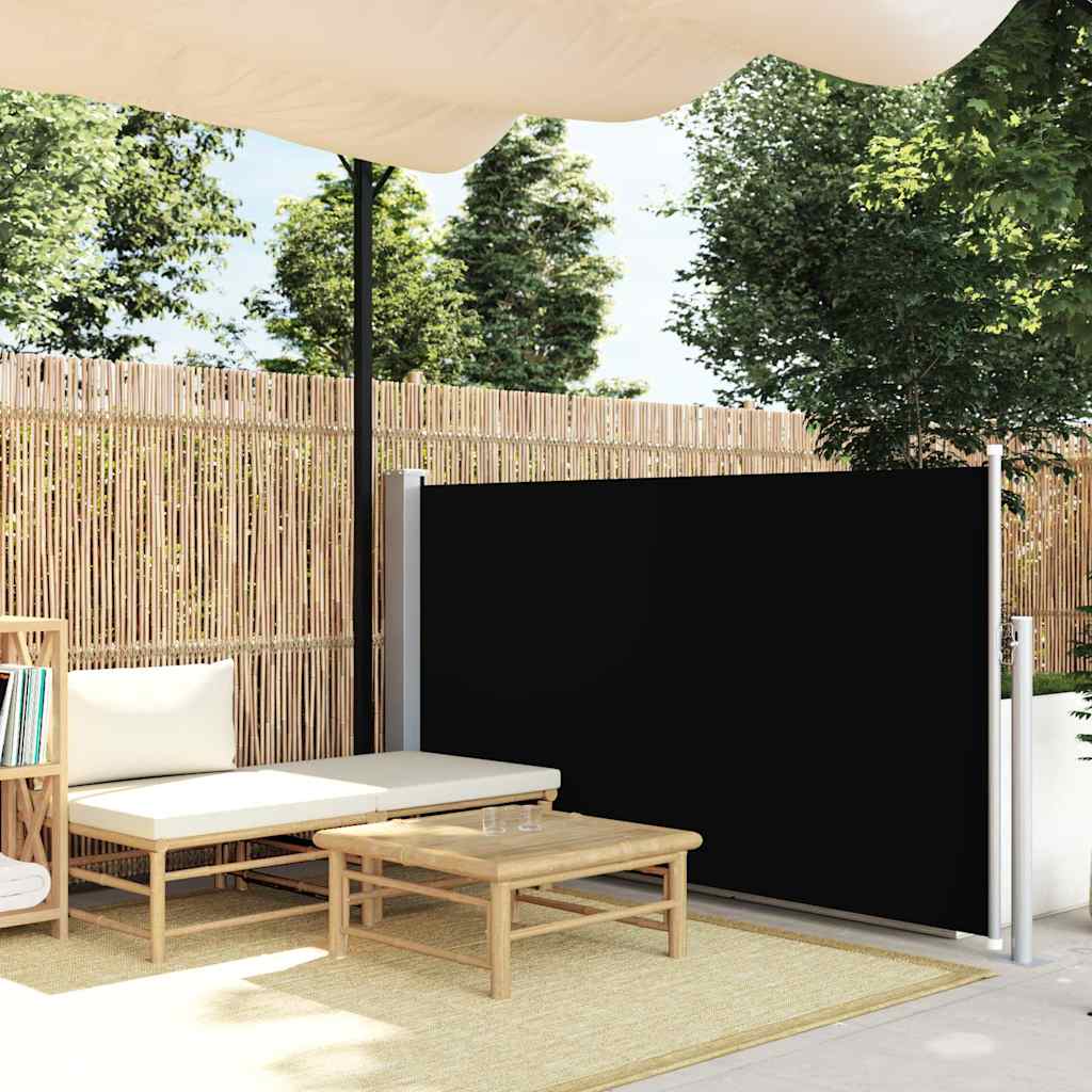 Side Awning | Fabric + Grey Steel Cover