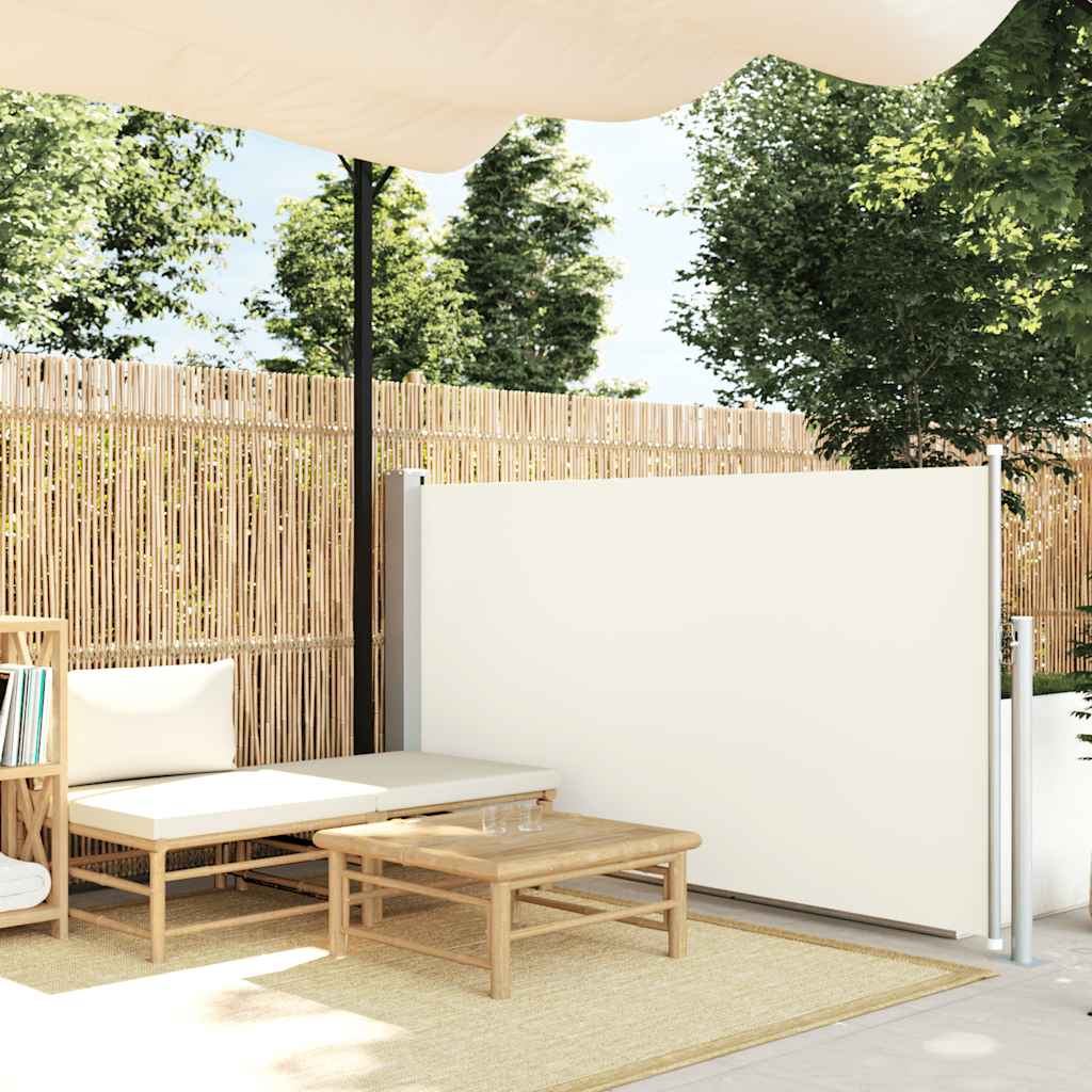 Side Awning | Fabric + Grey Steel Cover