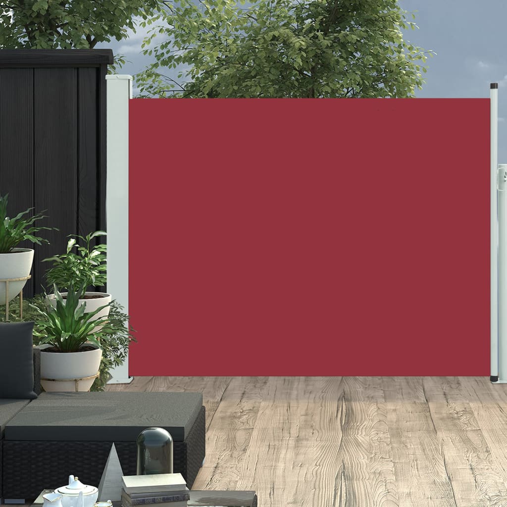 Side Awning | Fabric + Grey Steel Cover