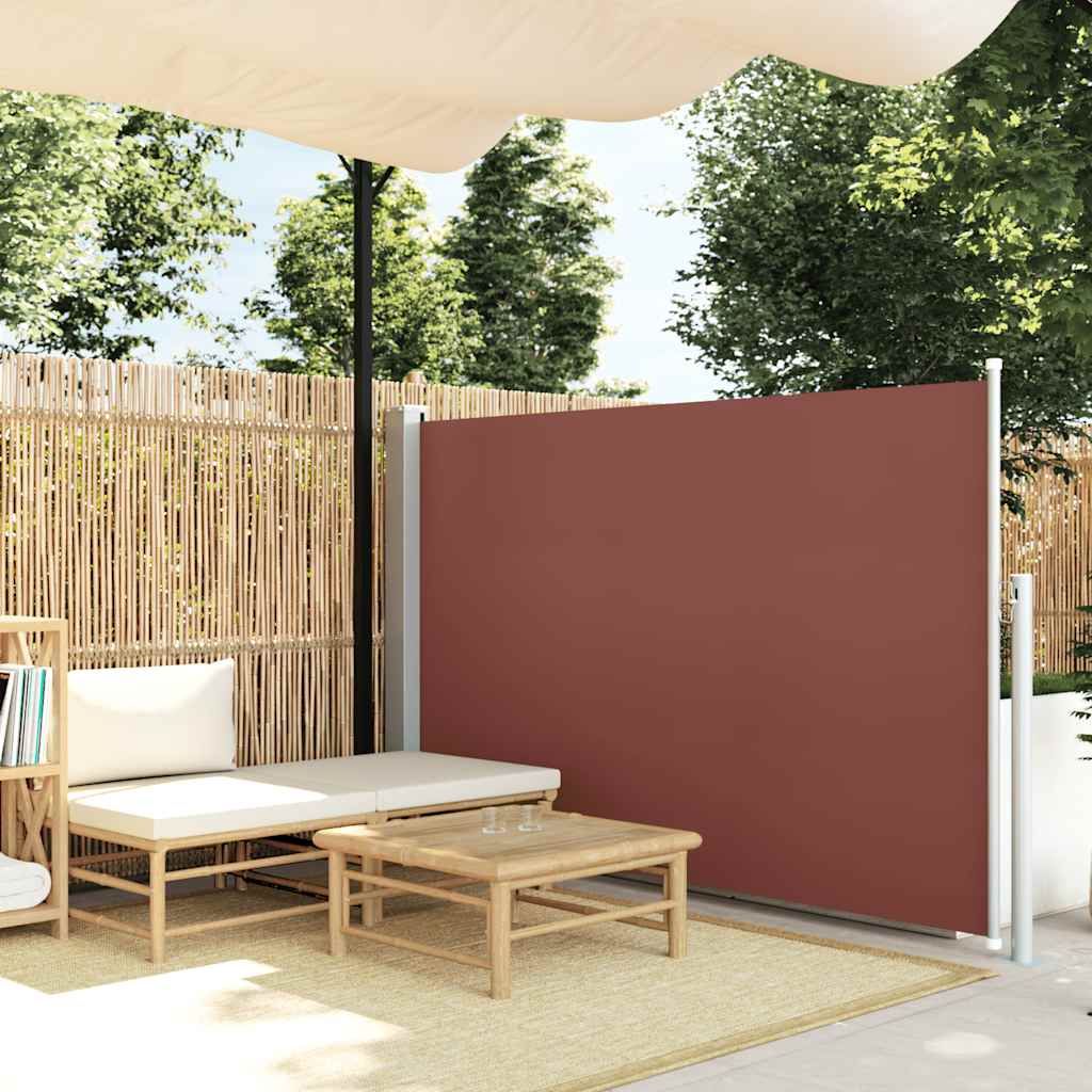 Side Awning | Fabric + Grey Steel Cover