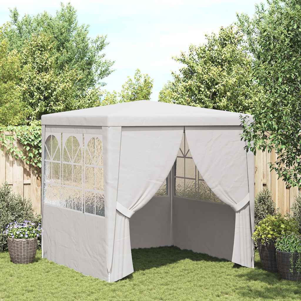 Gazebo Professional Party Tent Marquee Sidewalls 90GSM Waterproof blue white 200
