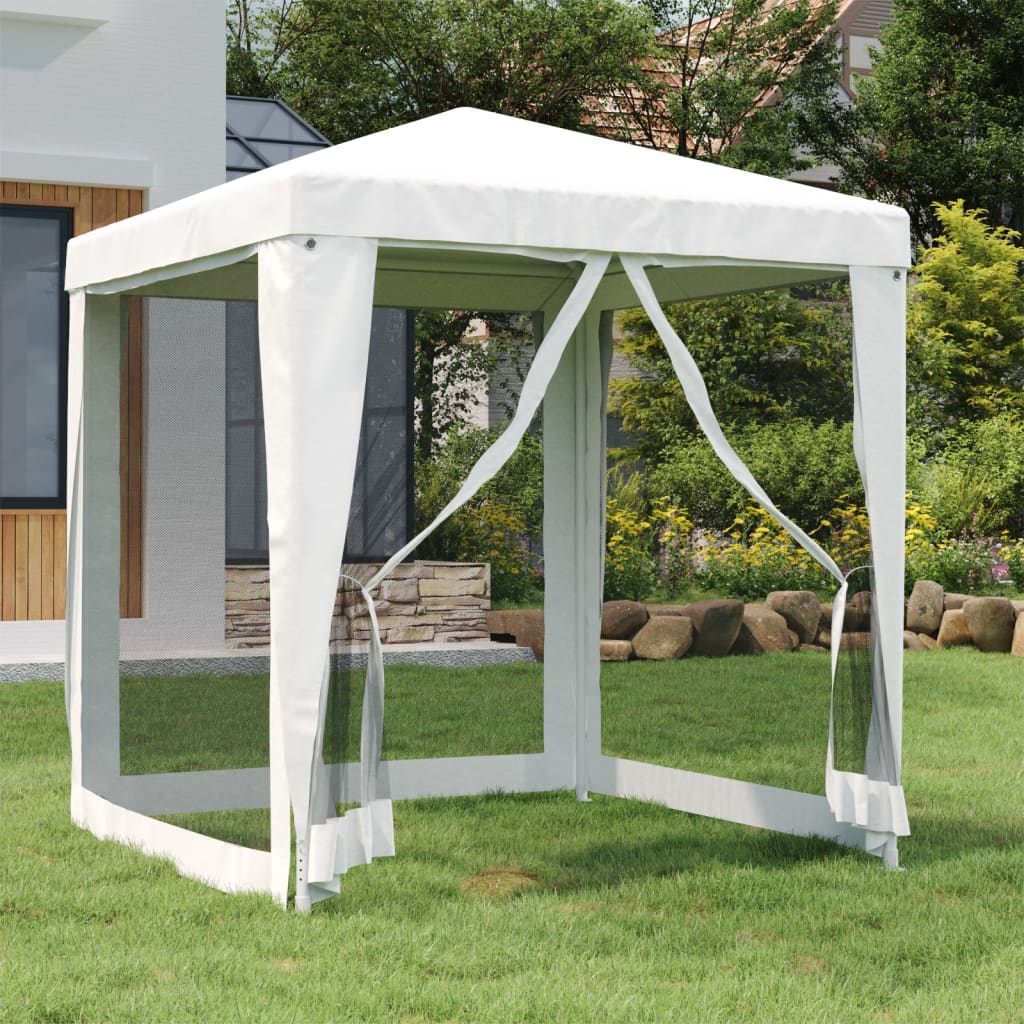 Party Tent With 10 Mesh Sidewalls Hdpe