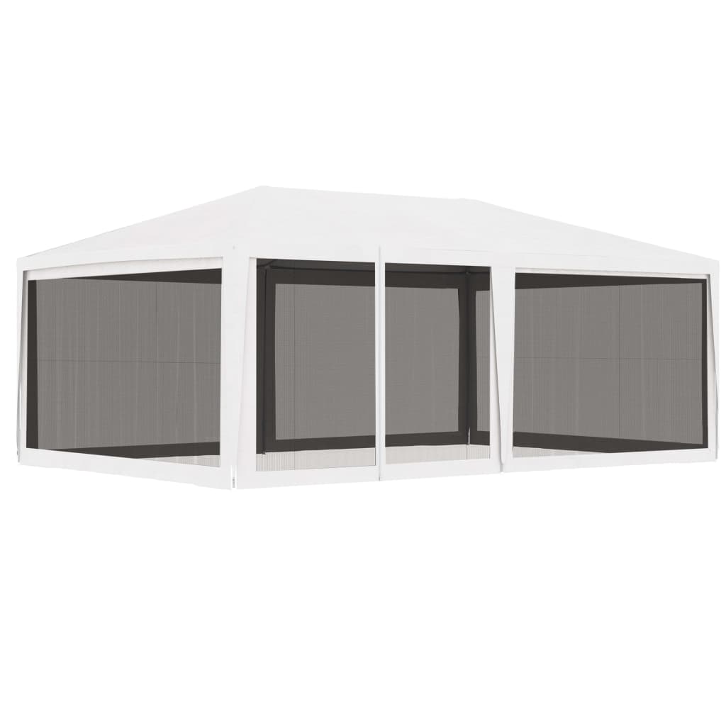 Party Tent With 10 Mesh Sidewalls Hdpe