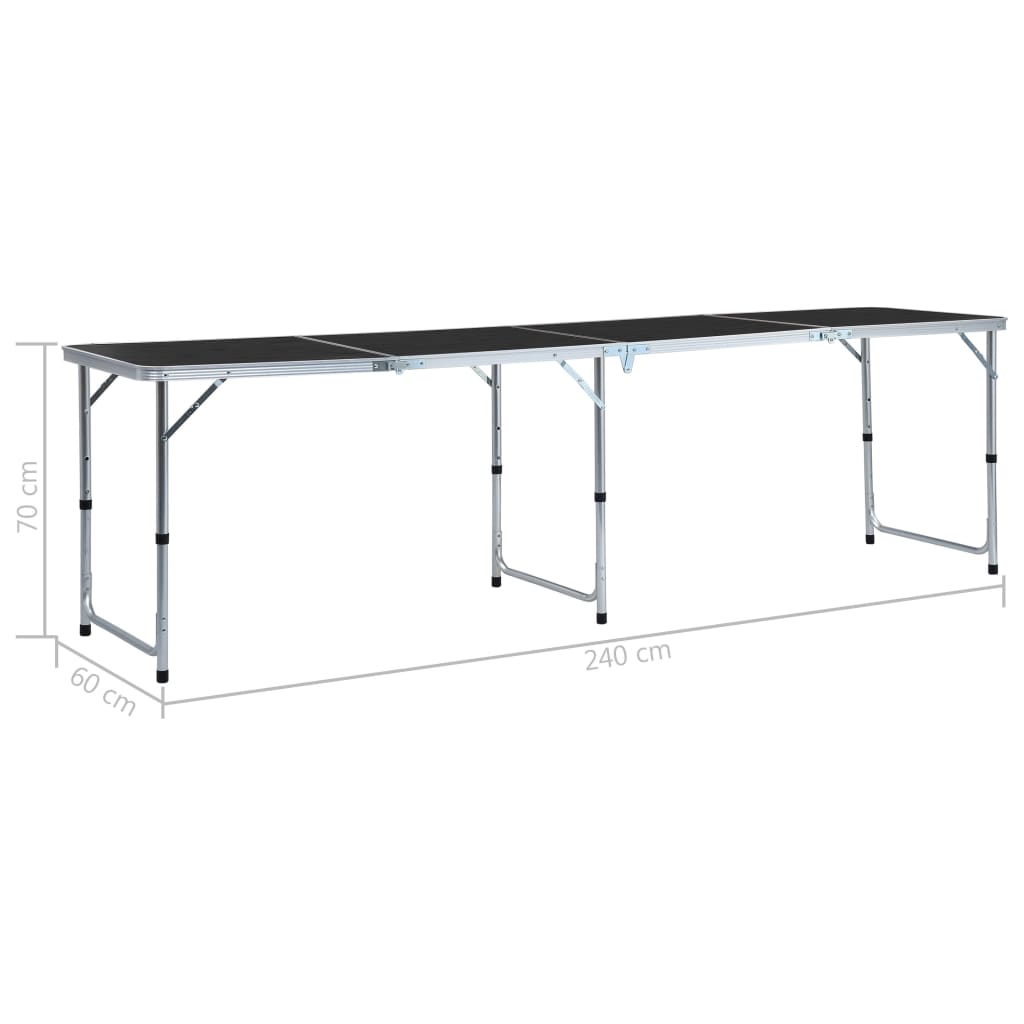 Foldable Camping Table Aluminium