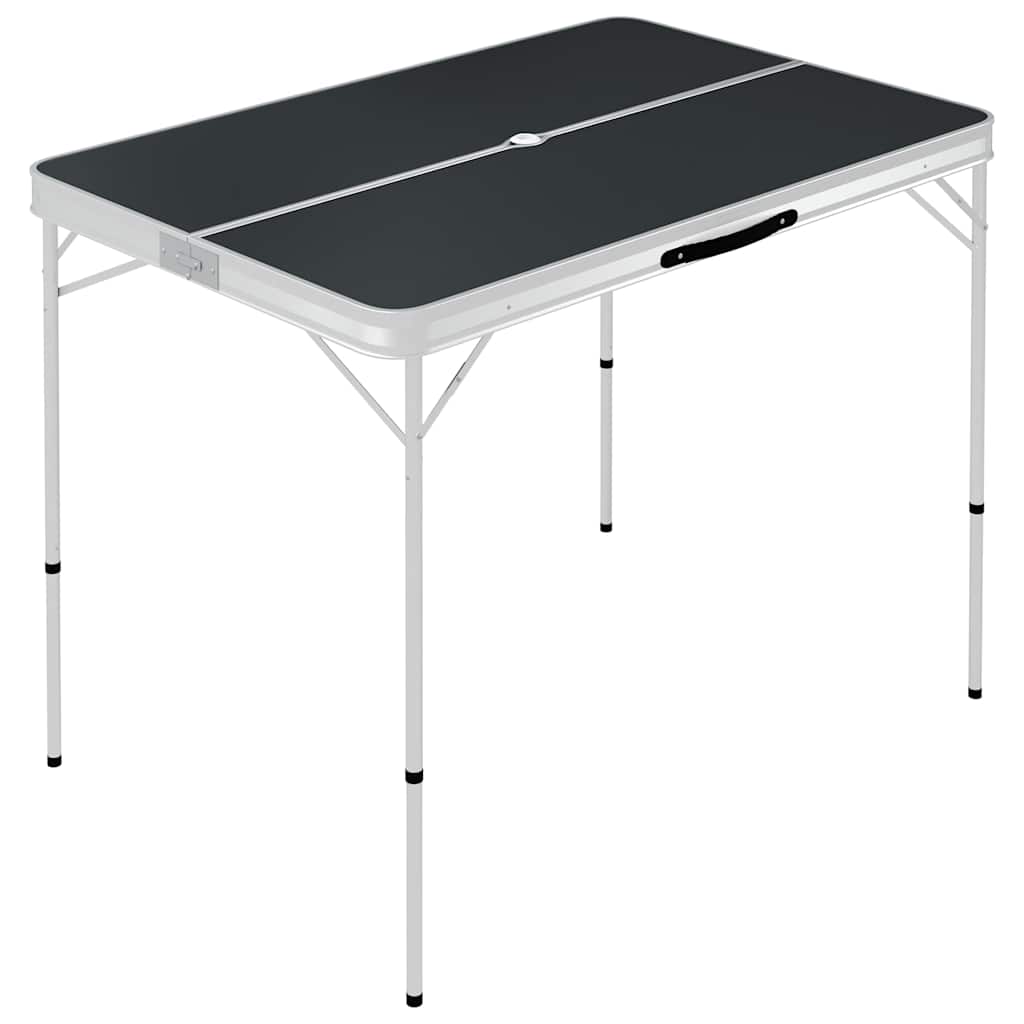 Camp Furniture Outdoor Camping Table Bench Set Portable Folding Picnic BBQ grey