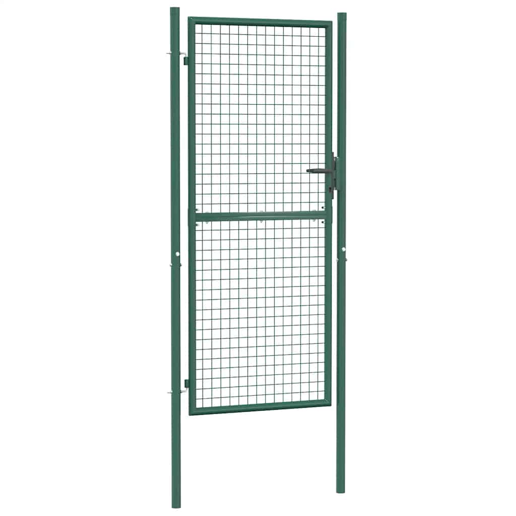 Fence Gate Steel Green