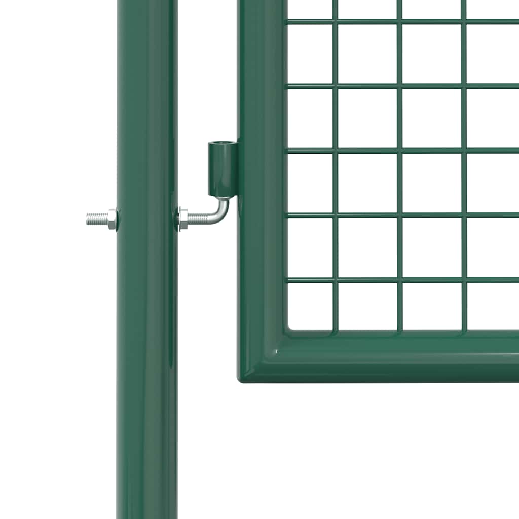 Fence Gate Steel Green