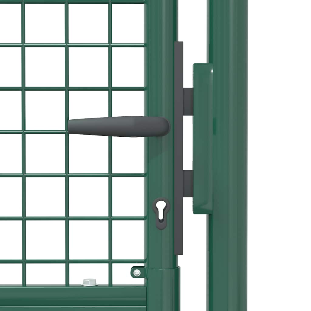 Fence Gate Steel Green