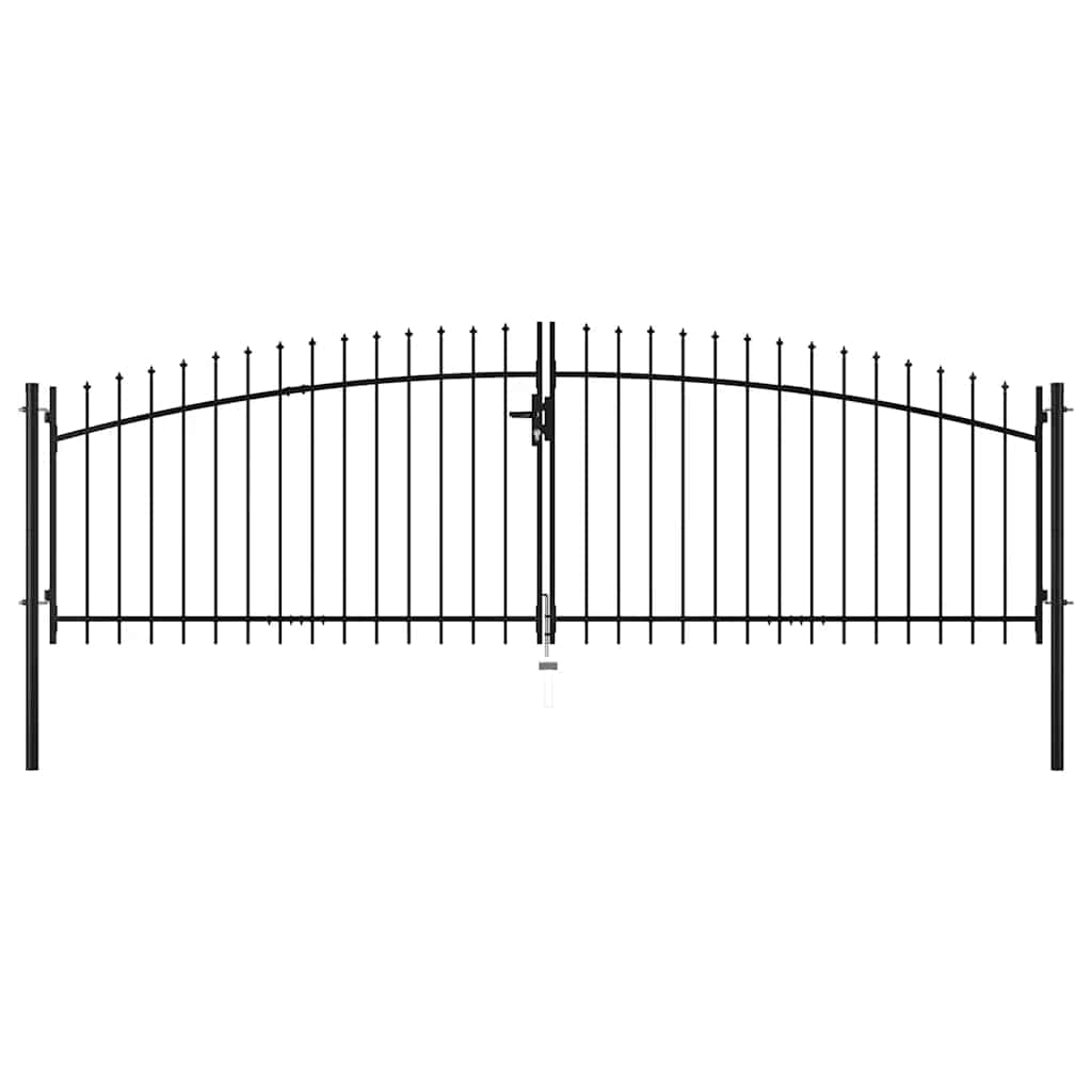Double Door Fence Gate Woerden With Spear Top