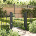 Mesh Garden Gate Galvanised Steel Grey 1