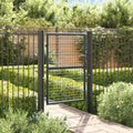 Mesh Garden Gate Galvanised Steel Grey