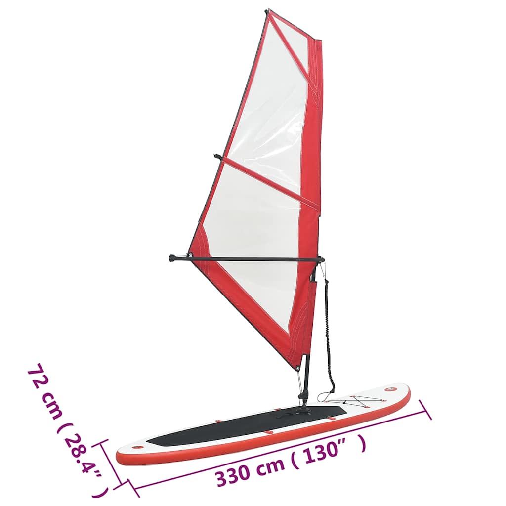 Paddleboards Inflatable Stand Up Paddleboard Sail Set White black green blue red