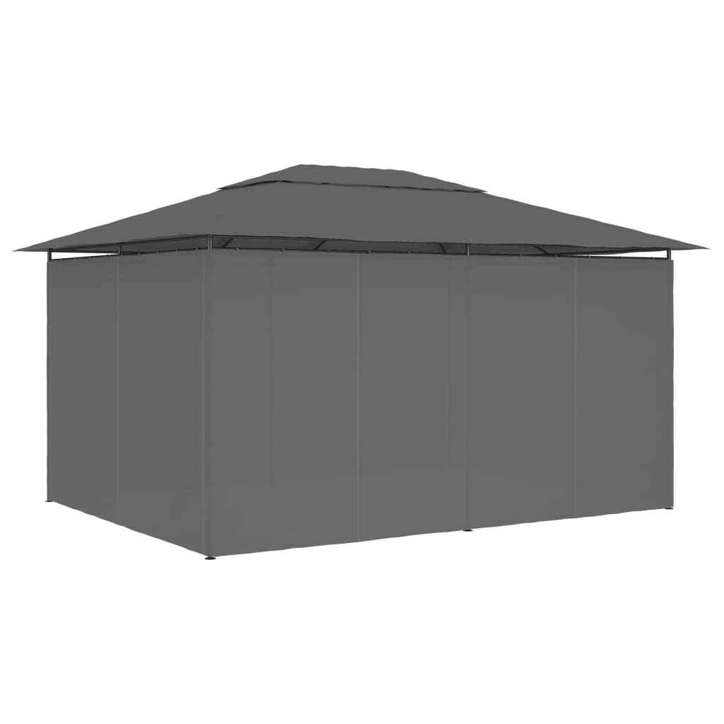 Garden Marquee With Curtains 4X3 M