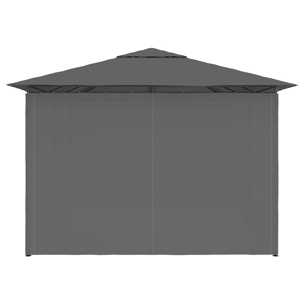 Gazebo 4x3m Garden Marquee Curtains Outdoor Party Tent Waterproof taupe 400 cm