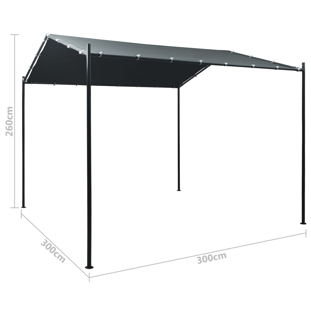 Gazebo Pavilion Tent Canopy Steel