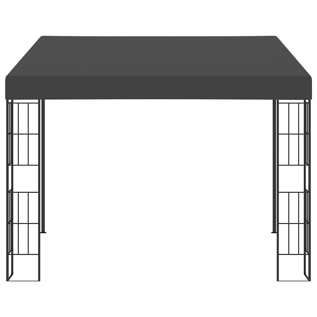 Gazebo Wall Mounted 6x3m Waterproof Patio Awning Garden Shelter Steel Frame LED